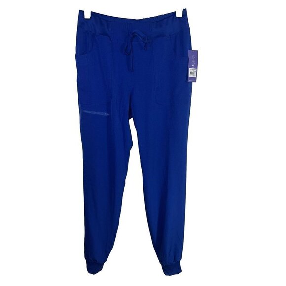 Heart Soul Pants - Heart Soul Scrub Jogger Pants Blue Size Medium Tall Pockets New NWTS (M)